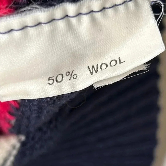 2/$30 Pitlochry of Scotland 30ins/76cms Kids Sweater Bow Stripes Preppy Wool - Picture 9 of 12